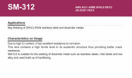 Dây hàn ER312