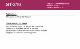 Que hàn Tig ER310